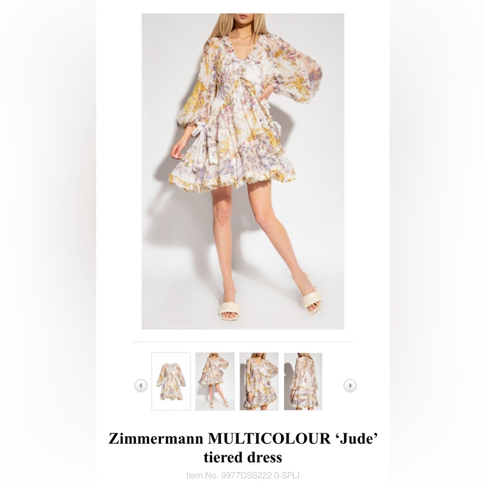 Zimmermann Floral Bohemian Dress